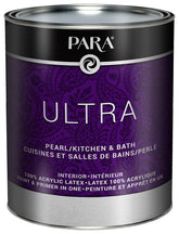 Para 8214-14 Kitchen and Bath Paint, Pearl, White Tint, 1 qt, Latex, Solvent, Water